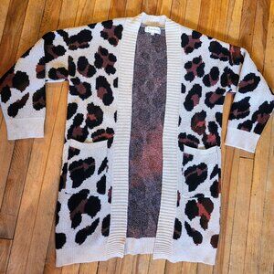 Vanilla Bay Patterned Sweater Cardigan